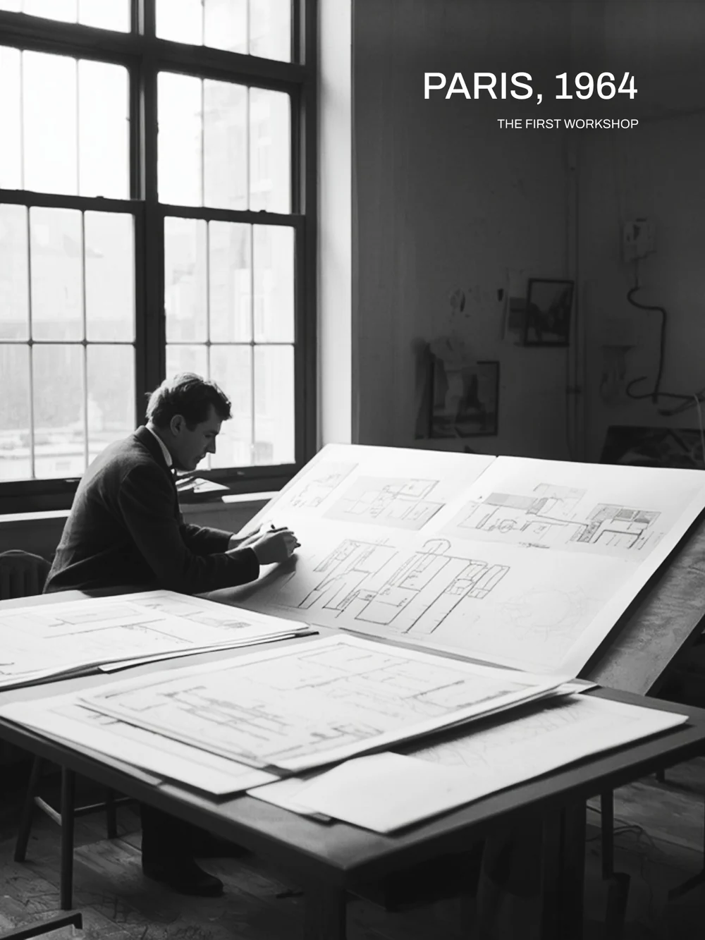 Quatorze heures. Des photographies d’archives habillent les murs, et la maison raconte sa propre histoire.