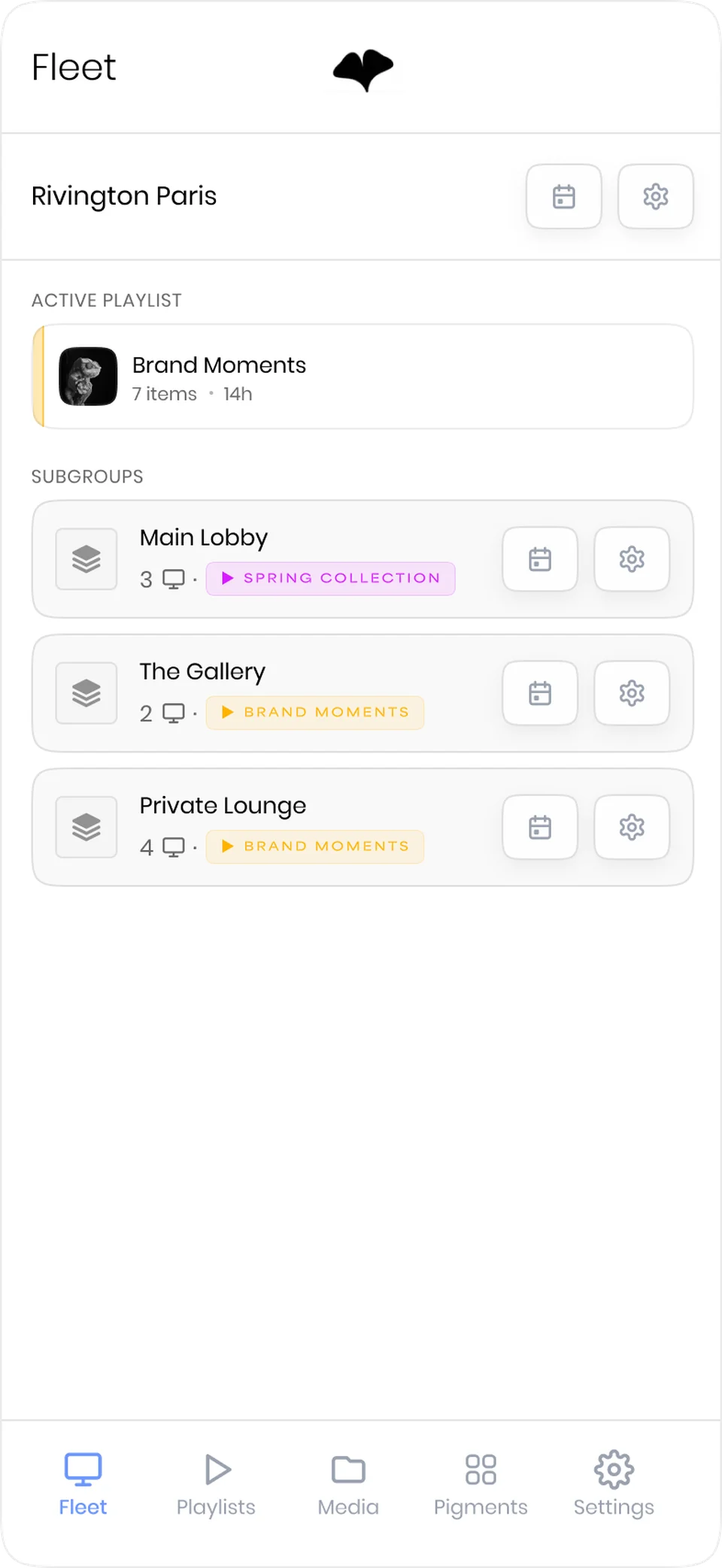 The Ginko Studio app