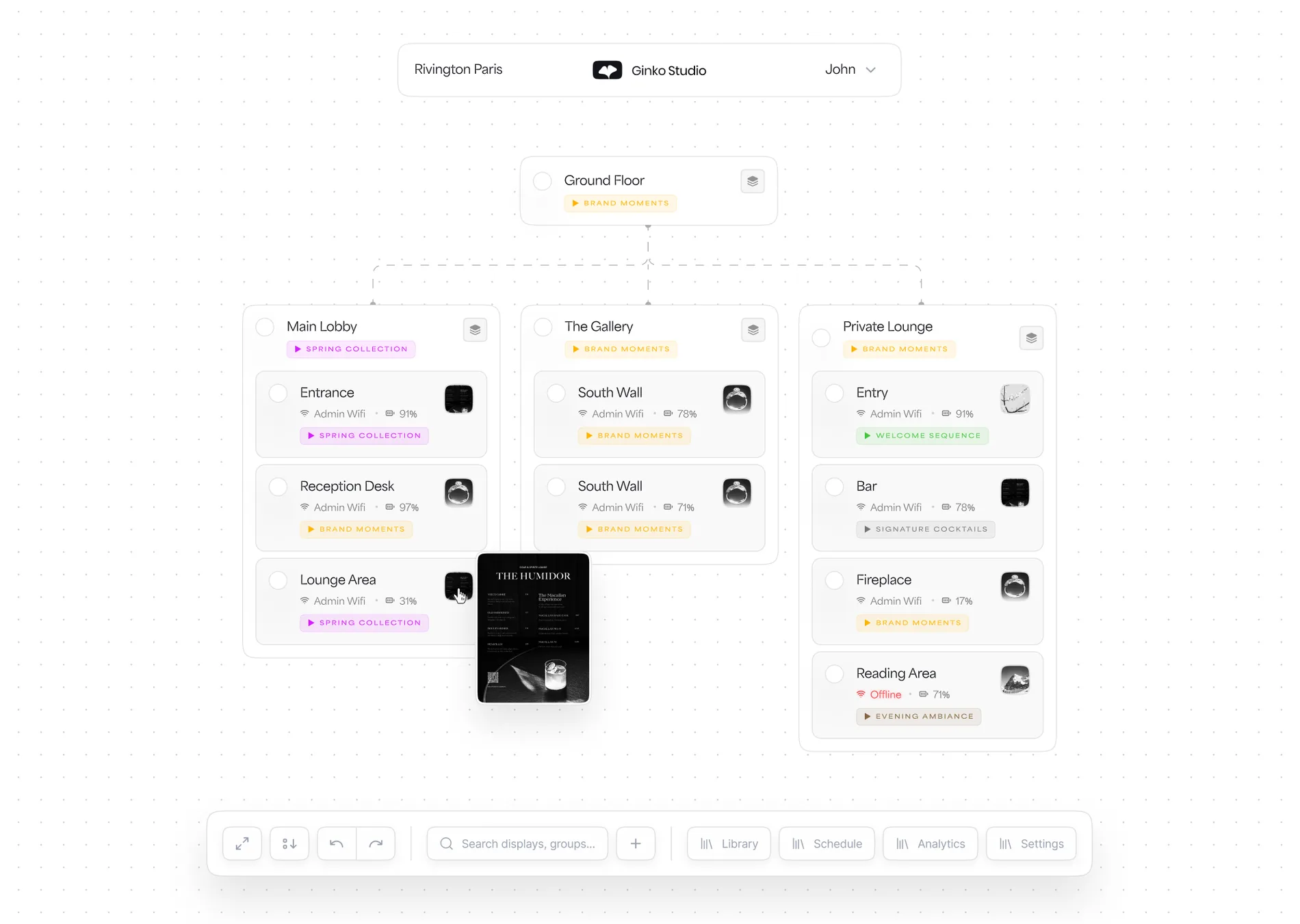 The Ginko Studio app
